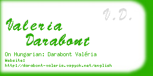 valeria darabont business card